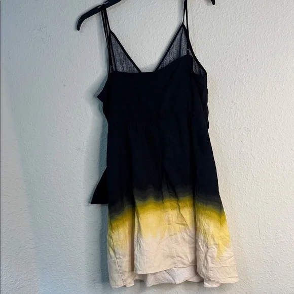H&M Black and Yellow Ombre Midi Dress - Picture 2 of 2